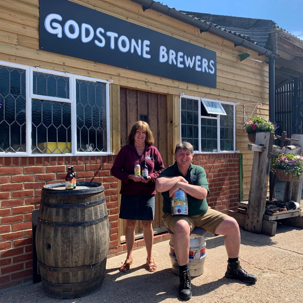 Anne and Steve of The Godstone Brewers