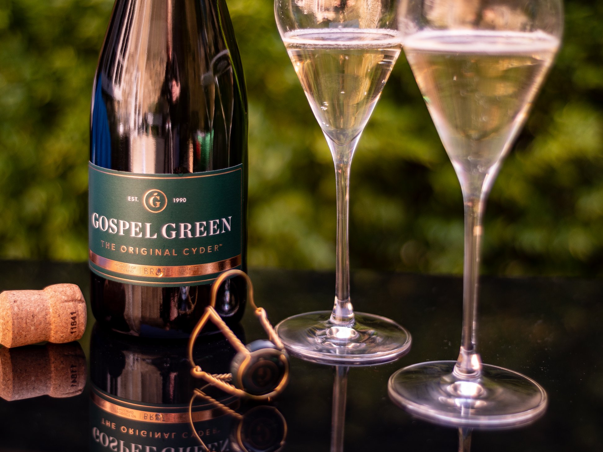 Gospel Green Cyder is a great alternative to Champagne