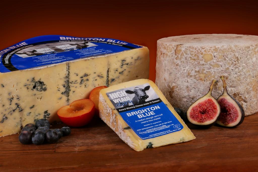 High Weald Dairy's award-winning Brighton Blue cheese