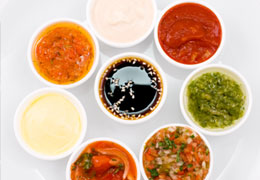 A colourful selection of condiments made in Dorset