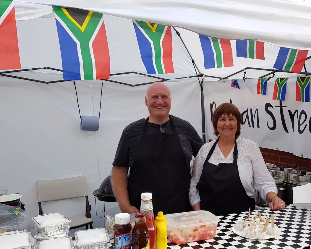Dave and Charmaine of Durban Street Food, Surrey