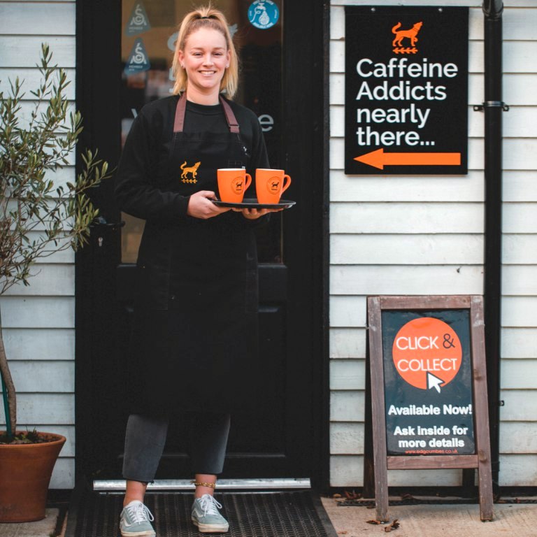 Charlotte, café manager at Edge Café in West Sussex