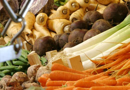 Local Vegetables from Surrey Farms and Farm Shops