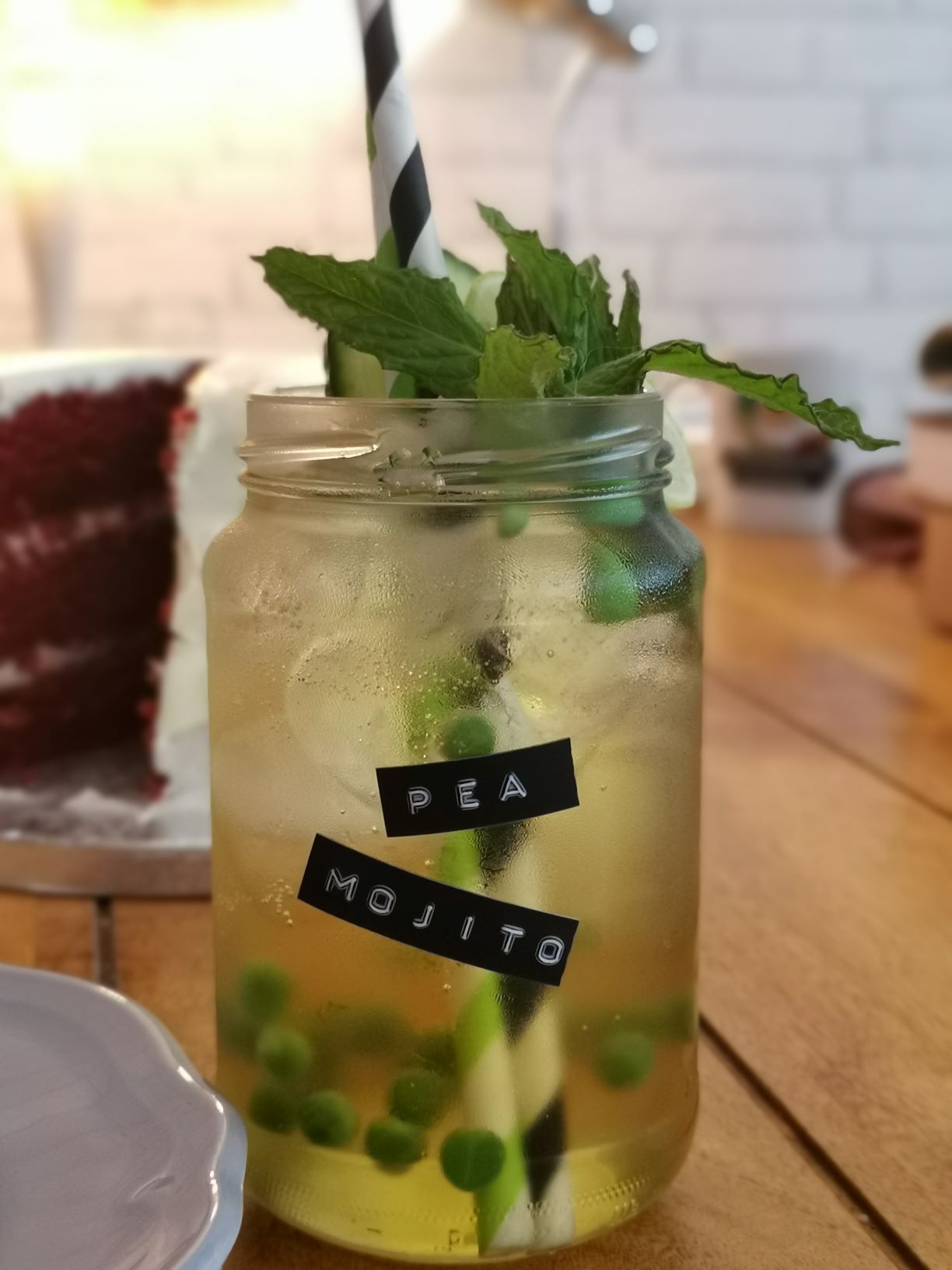 Pea mojtio from The Twisted Drink Co