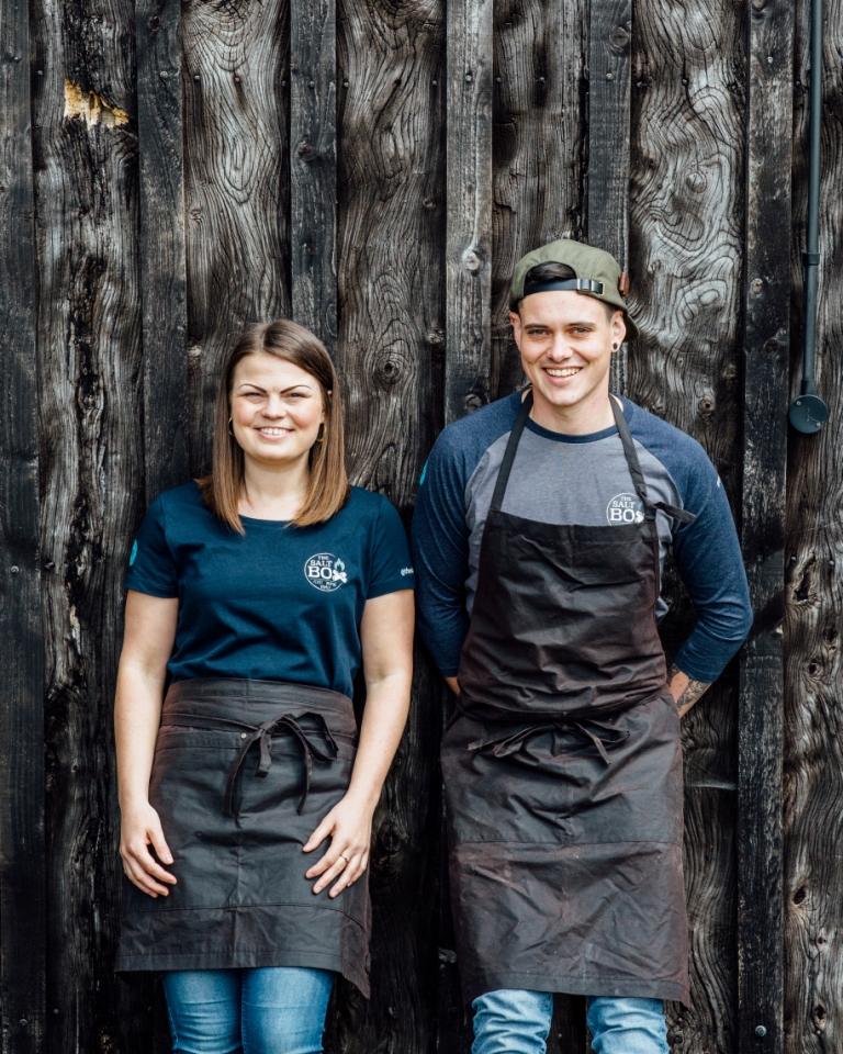 Beckie and Christian of The Salt Box in Surrey