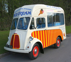 Local Food Surrey | Surrey Ices 1950s Ice Cream Van