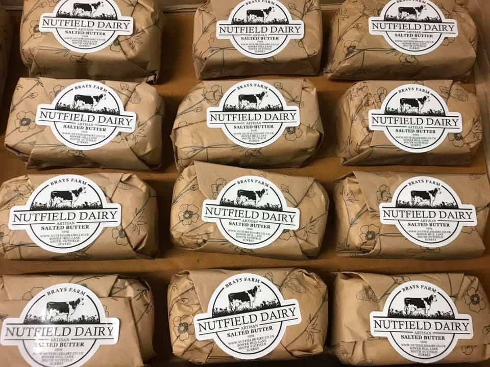 Farmhouse butter from Nutfield Dairy, Surrey