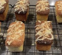 Gluten Free Coconut and Elderflower Cakes with Ginger and Lime Curd Filling